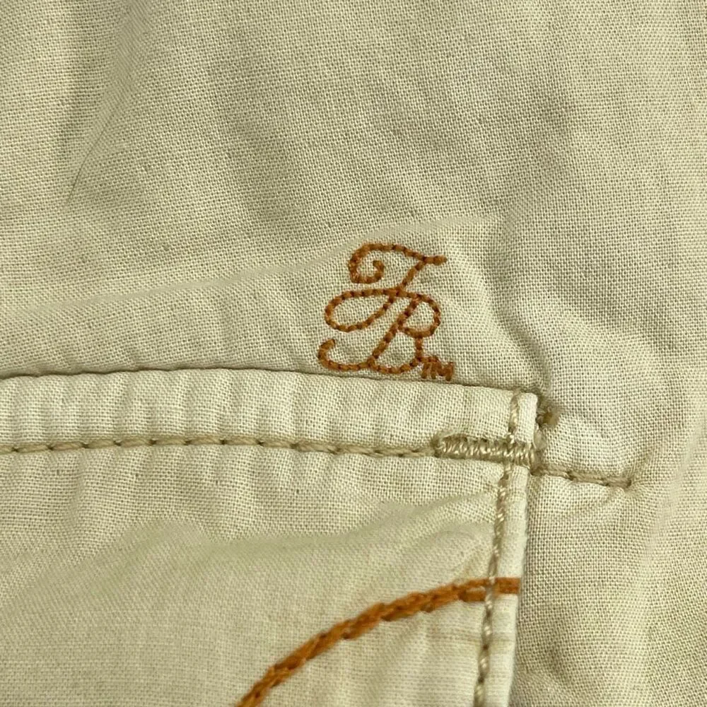 Tommy Bahama Men’s Khaki Cotton Chino Shorts 38 Flat Front Casual 9.5” Inseam